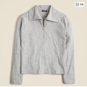 Jcrew Half Zip Top New M